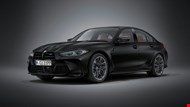 BMW M3 Competition (G80) in Individual Frozen Black Metallic | Front Left Three Quarter view