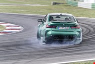 BMW M3 Competition (G80) Drifting | Rear view
