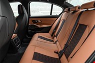 BMW M3 Competition (G80) Rear Seats | Interior view