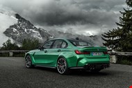 BMW M3 Competition (G80) | Rear Left Three Quarter view