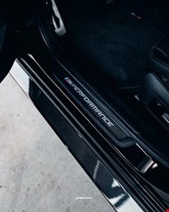 BMW M3 Competition (G80) M-Performance Door Sills | Interior view