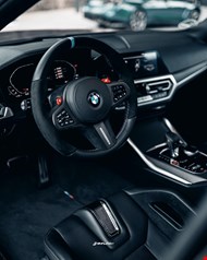BMW M3 Competition (G80) M-Performance Steering Wheel | Dashboard view