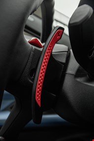 BMW M4 Competition (G82) M Performance Steering Wheel Shift Lever (Right) | Interior view
