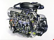 BMW M43B19TU Engine Diagram Cutaway | Engine view
