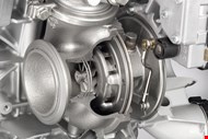 N57D30 Engine Turbo Cutout | Engine view